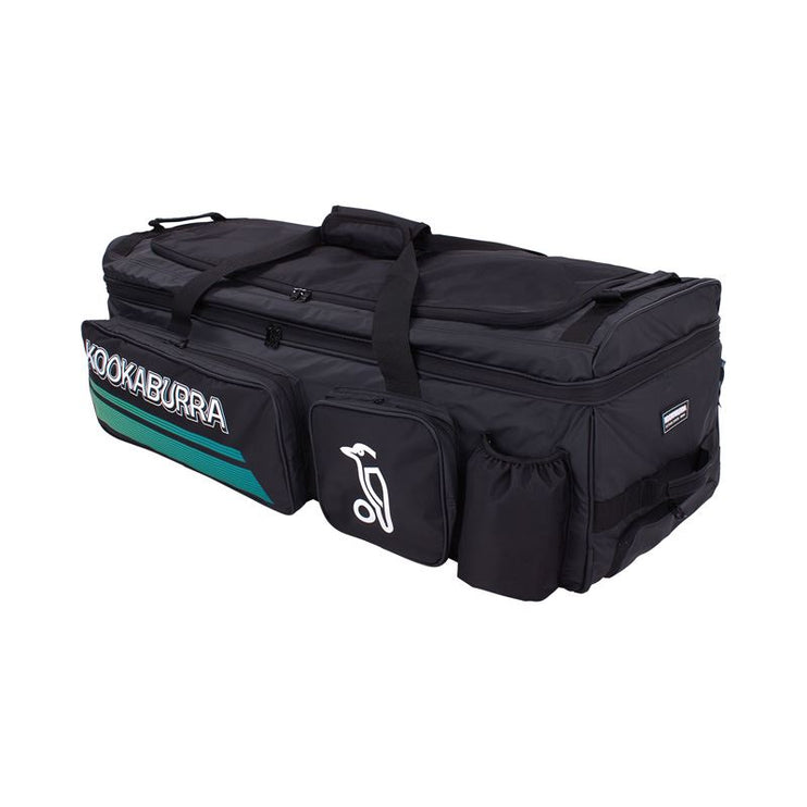 Kookaburra Pro Players Wheelie Bag 2023 Black/Green