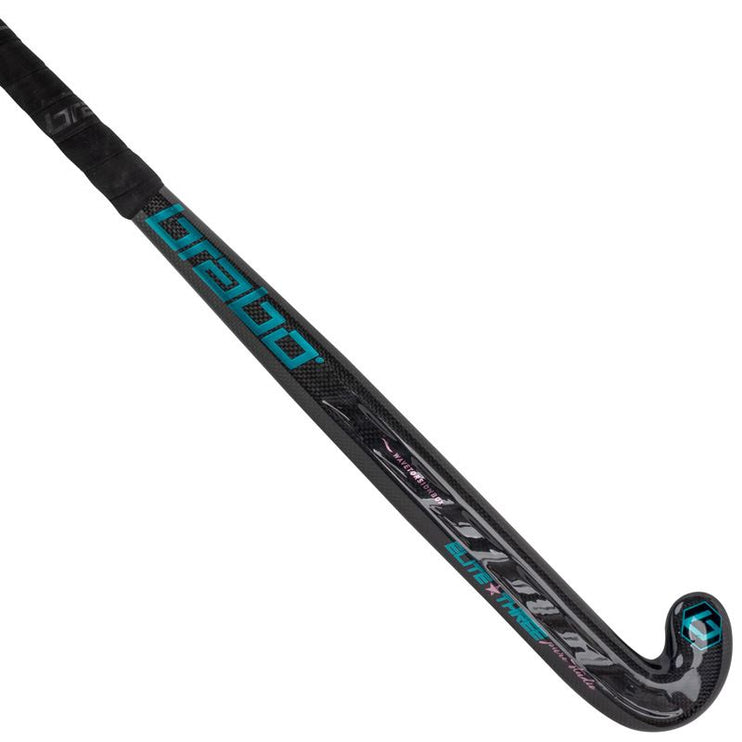 Brabo Elite 3 WTB Pure Studio CC Black/Aqua Composite Hockey Stick 2022