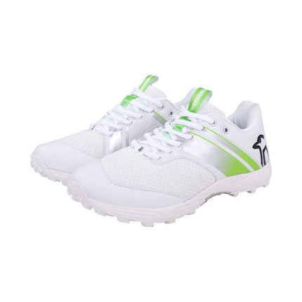 Kookaburra KC 3.0 Rubber Junior Cricket Shoes 2023 White/Lime