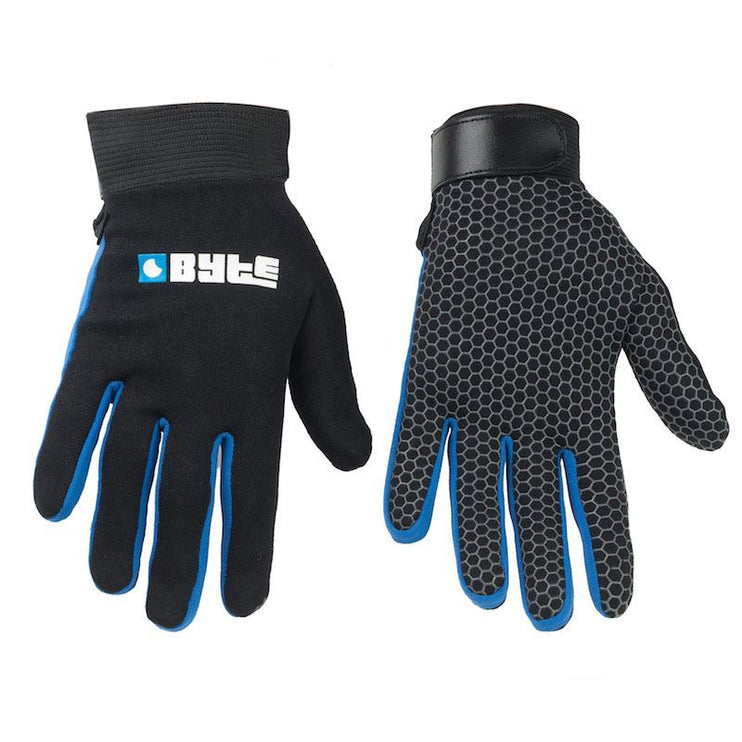 BYTE SkinFit Gloves Black/Blue 2020