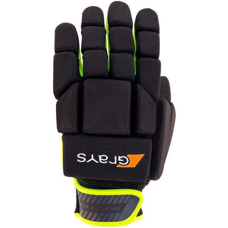 Grays Proflex 600 Glove Black/Neon Yellow Left Hand