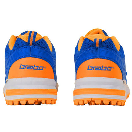 Brabo Tribute Junior Hockey Shoes 2021 Blue/Orange