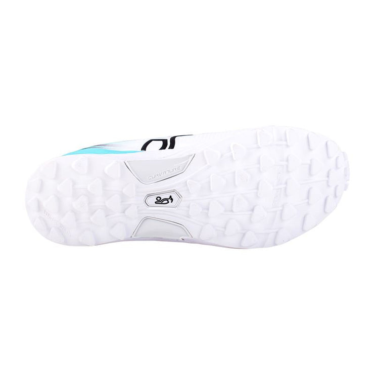 Kookaburra KC 3.0 Rubber Cricket Shoes White/Aqua 2024