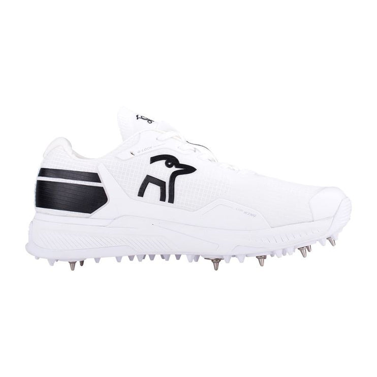 Kookaburra KC Players Spike Junior Cricket Shoes White/Black 2024