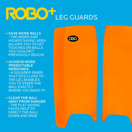 OBO ROBO+ Plus Leg Guards Orange