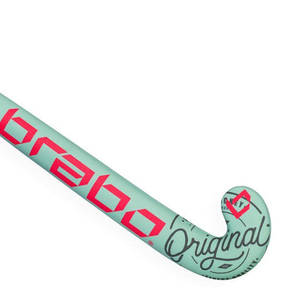 Brabo O'Geez Original Mint/Pink Junior Hockey Stick 2020