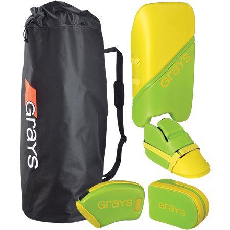 Grays G100 Junior Goalie Set Lime Neon Yellow