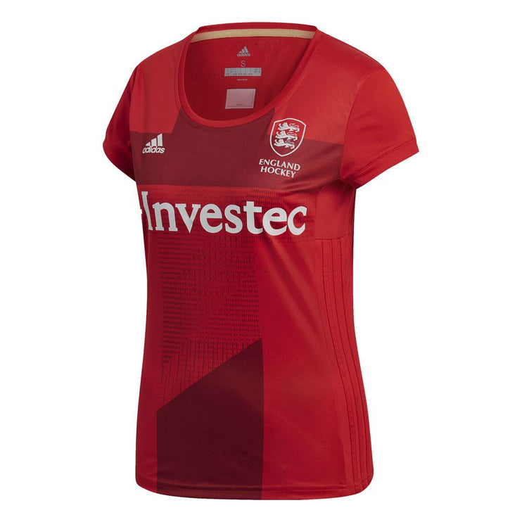 Adidas England Hockey Womens Home Replica Jersey Red