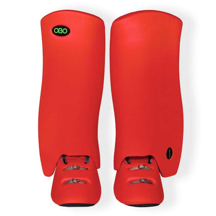 OBO ROBO Mini Hi-Control Legguard + Kicker Combo Set - Red