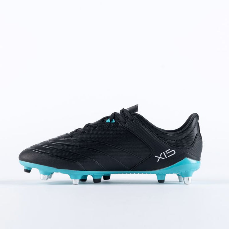 Gilbert Sidestep X15 6 Stud Aqua Rugby Boots 2023