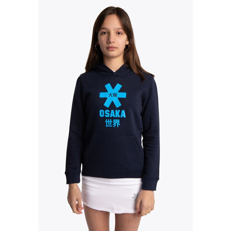 Osaka Deshi Kids Hoodie Blue Star Navy Melange