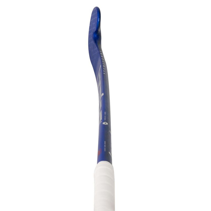 Brabo Elite 2 WTB TeXtreme Blue/Silver/Red Junior LB II Composite Hockey Stick 2022