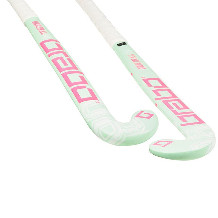 Brabo O'Geez Junior Hockey Stick 2021 Mint/Pink