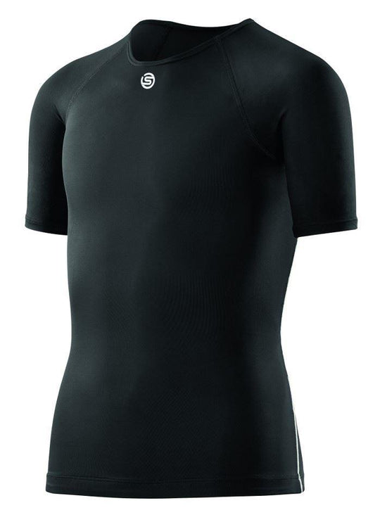 Skins DNAmic Team Youth Short Sleeve Baselayer Top Black