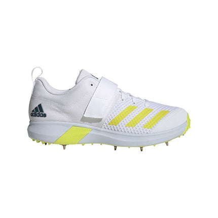 Adidas Adipower Vector Cricket Shoes White/Yellow 2022