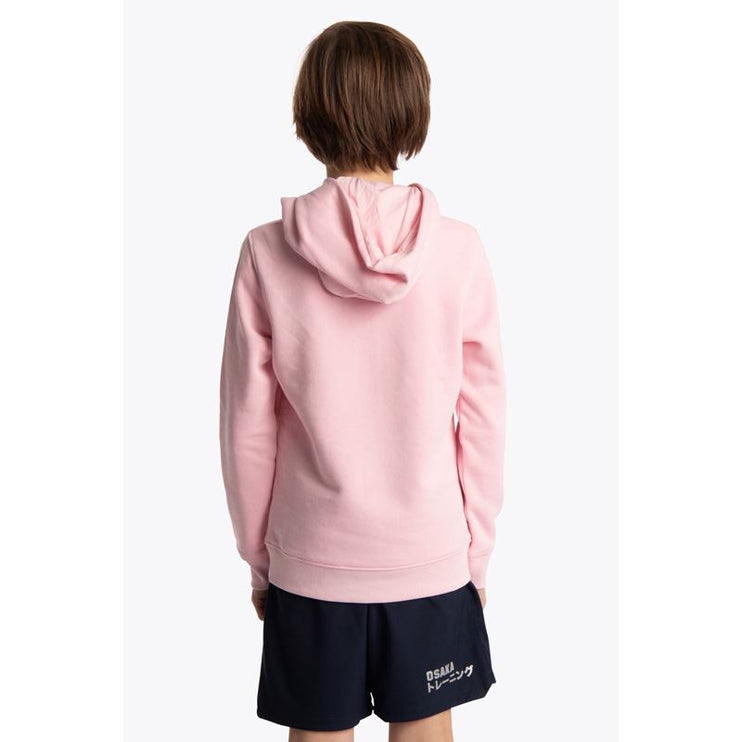 Osaka Deshi Kids Hoodie White Star Cotton Pink