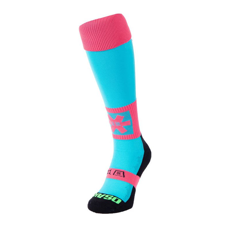 Osaka Sox Hockey Socks Aqua Pink Mix