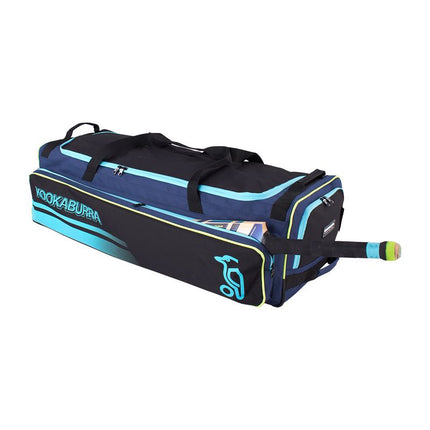 Kookaburra 4500 Wheelie Bag Navy/Aqua