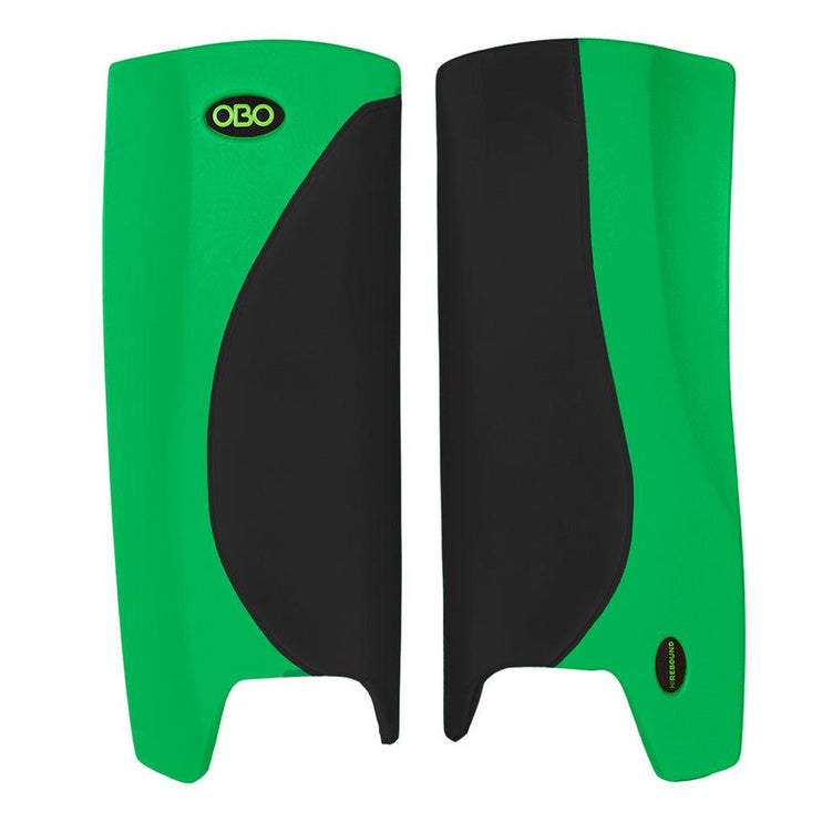 OBO Robo Hi-Rebound Leg Guards Black/Green