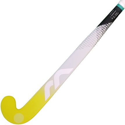 Mercian Genesis CF5 Yellow/Grey Junior Hockey Stick 2023