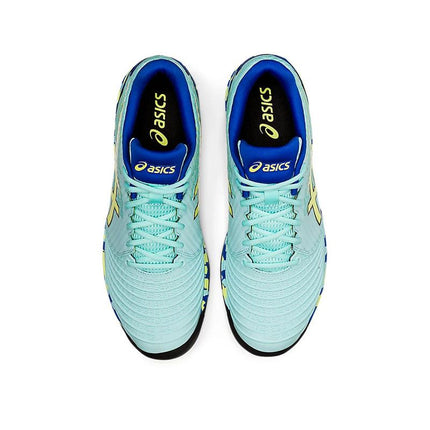 Asics Field Ultimate FF Womens Hockey Shoes Clear Blue/Glow Yellow 2021