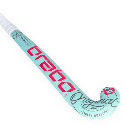 Brabo O'Geez Original Mint/Pink Junior Hockey Stick 2020