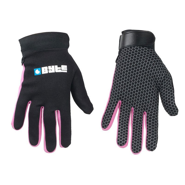 BYTE SkinFit Gloves Black/Pink 2020