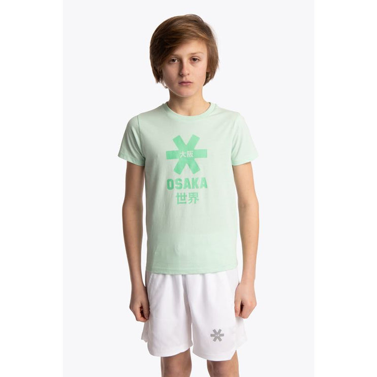 Osaka Deshi Kids T-Shirt Neo Mint Star Greyser Green