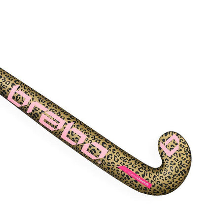 Brabo O'Geez Animal Cheetah Pink Junior Hockey Stick 2020