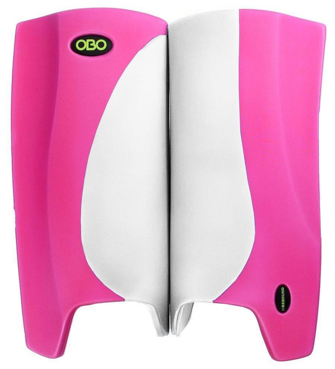 OBO Robo Hi-Rebound Leg Guards White/Pink