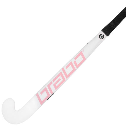 Brabo TC-30 CC White/Pink Composite Hockey Stick 2022