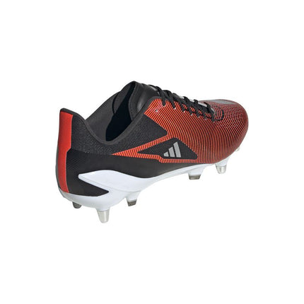 Adidas Adizero RS15 Pro SG Rugby Boots Black/Silver/Red