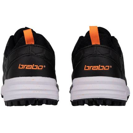 Brabo Tribute Junior Hockey Shoes 2022 Black/Orange