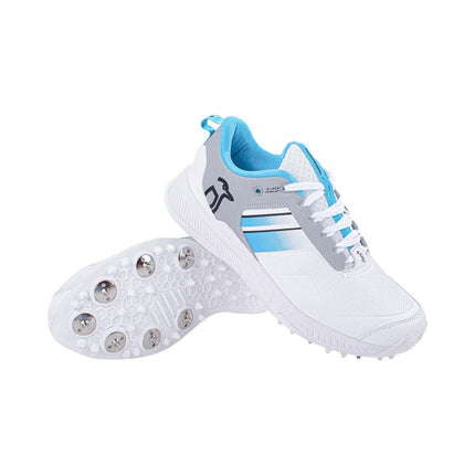 Kookaburra KC 1.0 Spike Cricket Shoes 2023 White/Mint/Grey