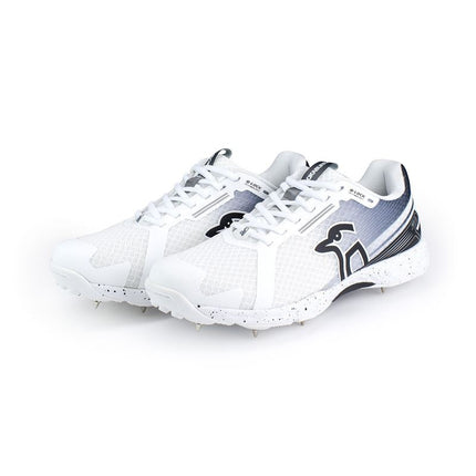 Kookaburra KC 2.0 Spike Cricket Shoes White/Black 2024