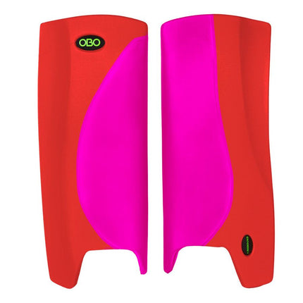 OBO Robo Hi-Rebound Leg Guards Pink/Red