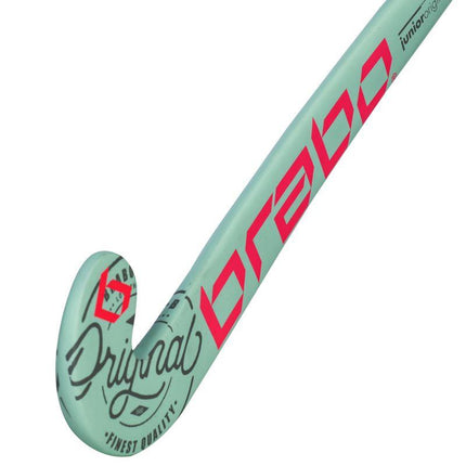 Brabo O'Geez Original Mint/Pink Junior Hockey Stick 2020