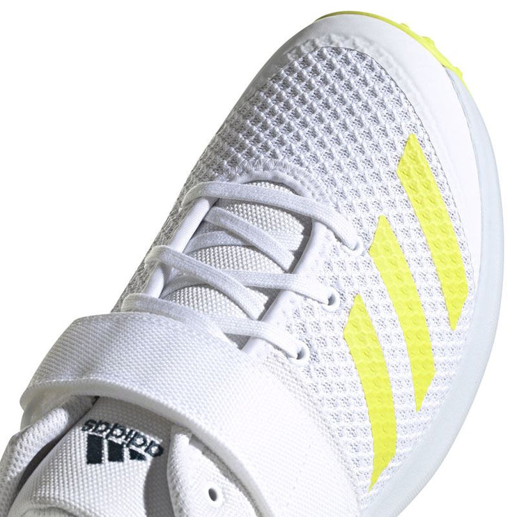 Adidas Adipower Vector Cricket Shoes White/Yellow 2022