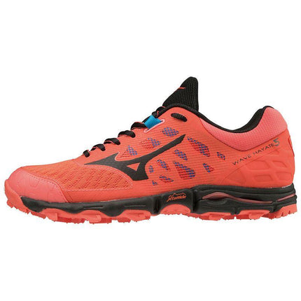 Mizuno Wave Hayate 5 Trail Running Shoes Hot Coral/Black