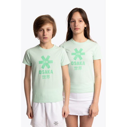 Osaka Deshi Kids T-Shirt Neo Mint Star Greyser Green