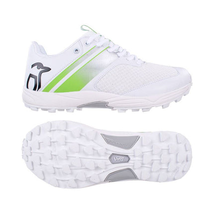 Kookaburra KC 3.0 Rubber Cricket Shoes 2023 White/Lime