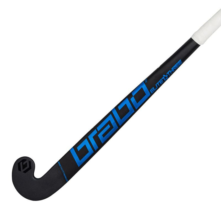 Brabo Elite 3 Forged Carbon LB Junior Hockey Stick 2023 Blue