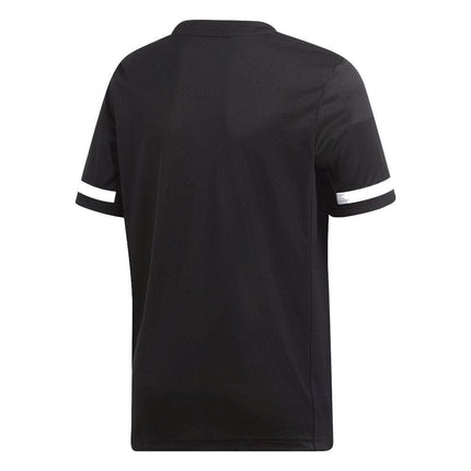 Adidas T19 Youths Short Sleeve Tee Black/White