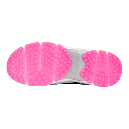 Brabo Tribute Hockey Shoes 2023 White/Neon Pink