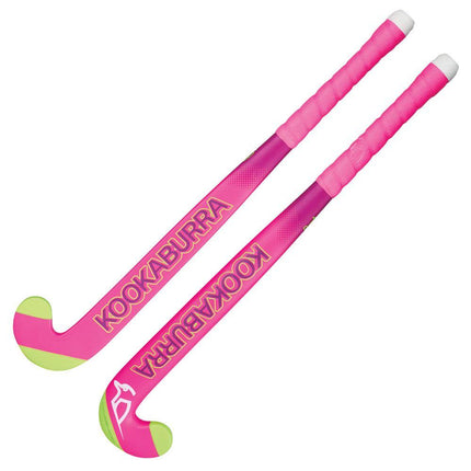 Kookaburra Neon Pink Wooden Hockey Stick 2021