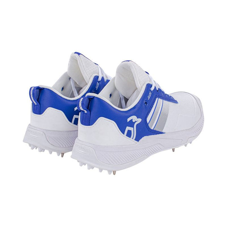 Kookaburra KC 1.0 Spike Cricket Shoes 2023 White/Royal