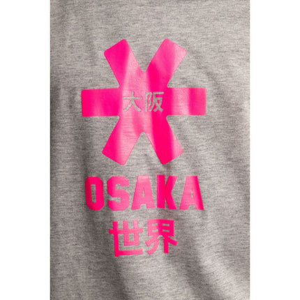 Osaka Deshi Kids T-Shirt Pink Star Heather Grey