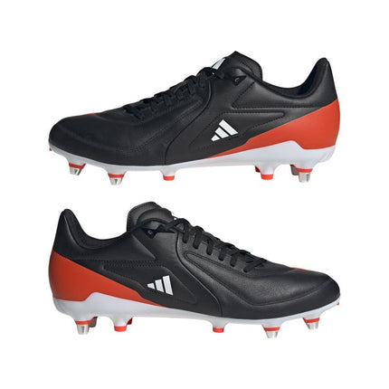 Adidas RS-15 Elite SG Rugby Boots Black/Black/Red