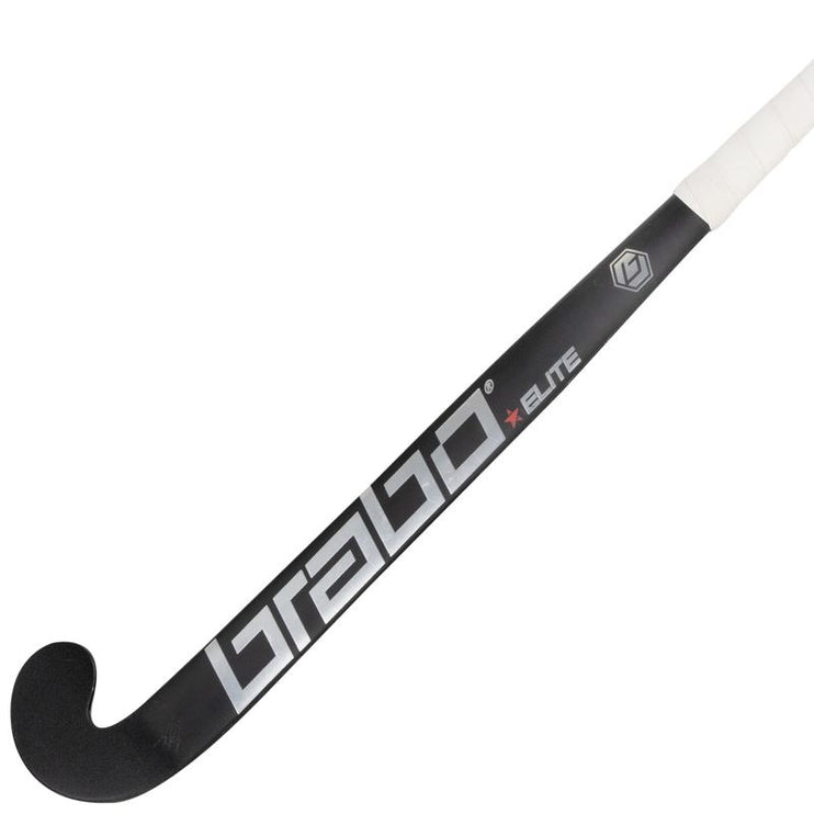 Brabo Elite 1 WTB Forged Carbon ELB Composite Hockey Stick Carbon/Silver 2022