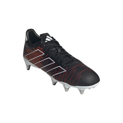 Adidas Kakari Elite SG Rugby Boots Black/Black/Red